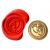 Single Wax sealing coin design 016 Christening Baby Feet design