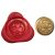 Single Wax sealing coin design 084  Irish Eire Shamrock Clover Leaf design
