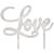Love Cake Topper Decoration