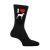I Love Weimaraners Mens Dog Black Socks