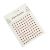 Pack of 100 Self Adhesive 3mm Rhinestone Burgundy Crystals