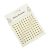 Pack of 100 Self Adhesive 3mm Rhinestone Gold Crystals