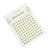 Pack of 100 Self Adhesive 3mm Rhinestone Apple Green Crystals