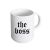 Gothic style script Mens Boss Ceramic  Mug