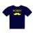 Sorry Moustache Design Mens Navy Blue T Shirt