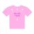 Blondes T Shirt Design Ladies Pink T Shirt