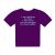 Never Old Enough Design Mens Purple T Shirt