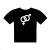 Male Female Sign Design Mens Black T Shirt