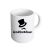 Godfather Top Hat & Moustache Design Wedding Ceramic Mug