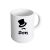Son Top Hat & Moustache Design Wedding Ceramic Mug