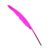 Hot Pink Goose feather quill ball pen