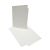 Pack of 10 White Coloured Cards, Inserts & Envelopes - Med