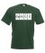 Periodic Table Genius Design Mens Green T Shirt
