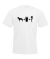 Dog + Beer = Design Mens White T Shirt