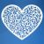 Pack of 10 Hanging Paper Heart Decorations (ZPS1M)