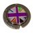Multicoloured Union Jack Handbag Hanger, Presented with Organza Bag