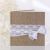 Hessian Burlap Lace & Bow Guest Book (KWAP41)