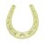 Large Decorative Gold Horseshoe