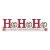 Large HOHOHO Christmas Cut out Letters Mantlepiece Plaque (DWC)