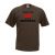 Hot In Pshychotic Deign Mens Brown T Shirt