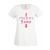 Mummy & Bump (Girl) Design Ladies White T Shirt