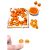 HALLOWEEN Pumpkin Cake Motifs / Table Decorations. Box of approx 48 pieces