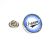Contemporary Blue Wedding Lapel Pin Badge