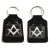 Masonic Black Keyring With or Without G