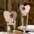 Pack of 10 With Love Design Pink Place Cards for Glasses
