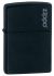 Zippo Black Matte With Zippo Logo (engravable)