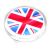 Union Jack Design Handbag Mirror