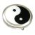Yin & Yang Design Handbag Mirror