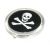 Skull & Crossbones Design Handbag Mirror