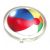 Beach Ball Design Handbag Mirror