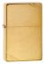 Zippo Brushed Brass Vintage With Slashes (engravable)