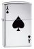 Zippo High Polish Chrome Lucky Ace (engravable)