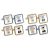 Blue or Pink Smile Design Personalised Cufflinks