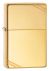 Zippo High Polish Brass Vintage With Slashes (engravable)
