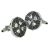 Round Design Celtic Cross Cufflinks