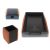 CLEARANCE ITEM Elegant Leather & Wooden 3 Piece Desk set