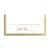 Pack of 50 Place Cards with Gold Trim