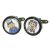 Blue Smile Bride & Groom Wedding Cufflinks