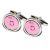 Pink New Mum baby christening Cufflinks