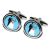 Bride & Groom Round Cufflinks