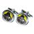 Round Gorilla Monkey Zoo Cufflinks