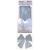 Organza Chair Bow Silver