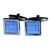 Square Blue Pattern Cufflinks