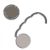 Round Shaped Silver Coloured Handbag Hanger for Doming