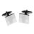 Masonic Engraved Hand of Friendship Cufflinks