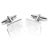 Engraved Snowflake Cufflinks
